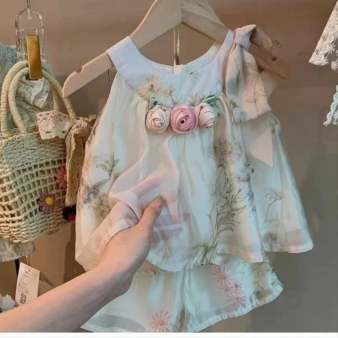 Conjunto infantil Boutique Roses