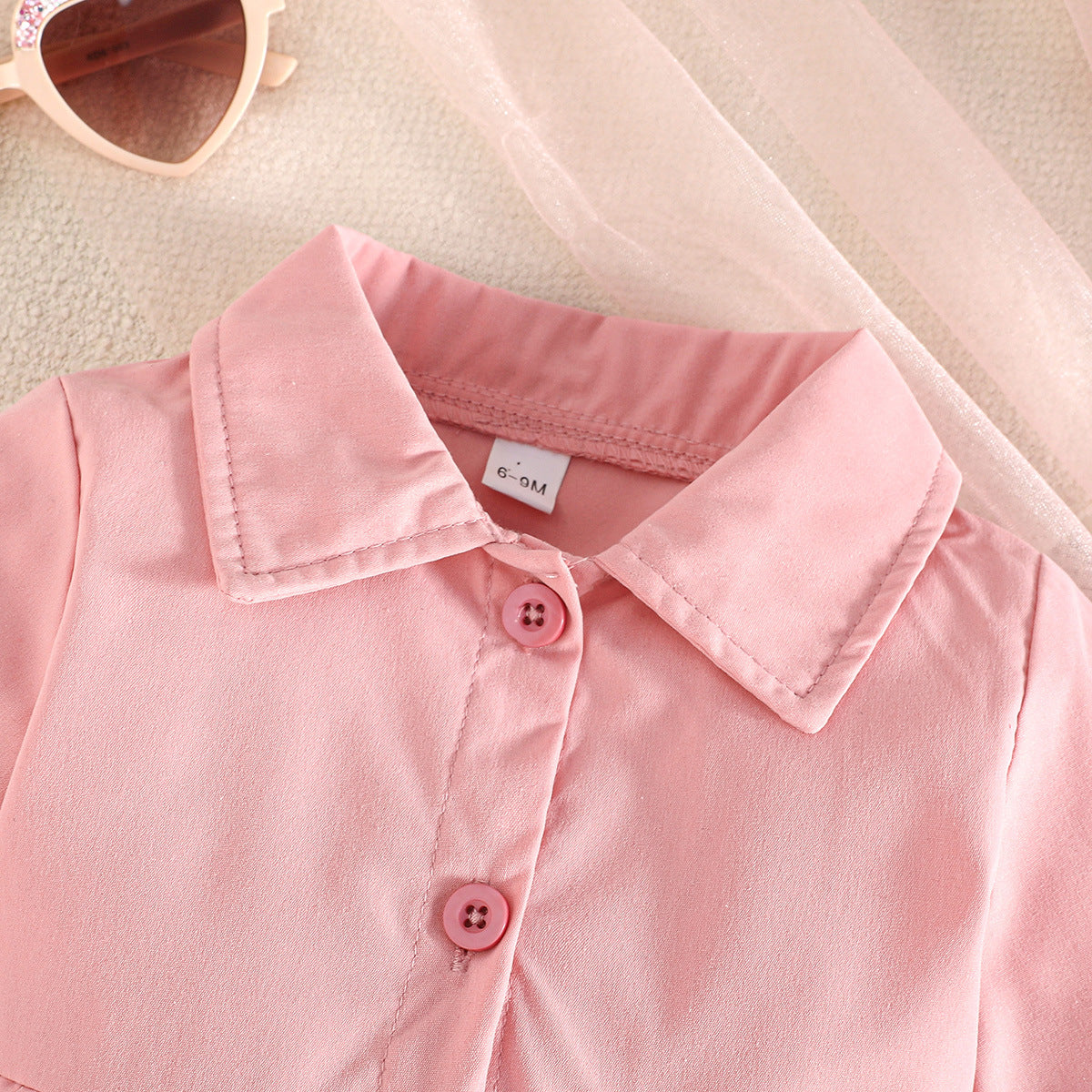 Children's Set: Dress + Vest with Bows