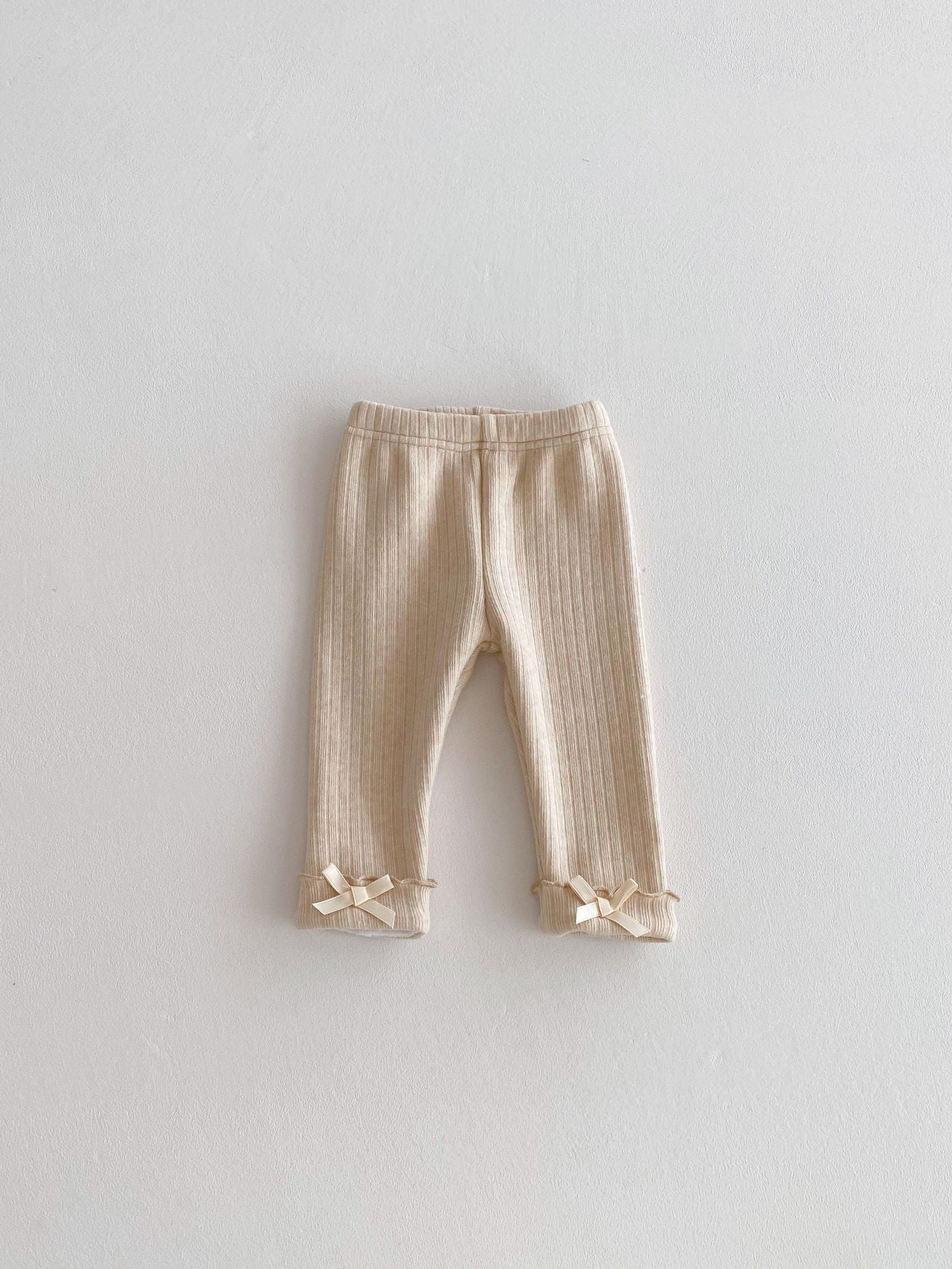 Girls' Lined Pants with Bows