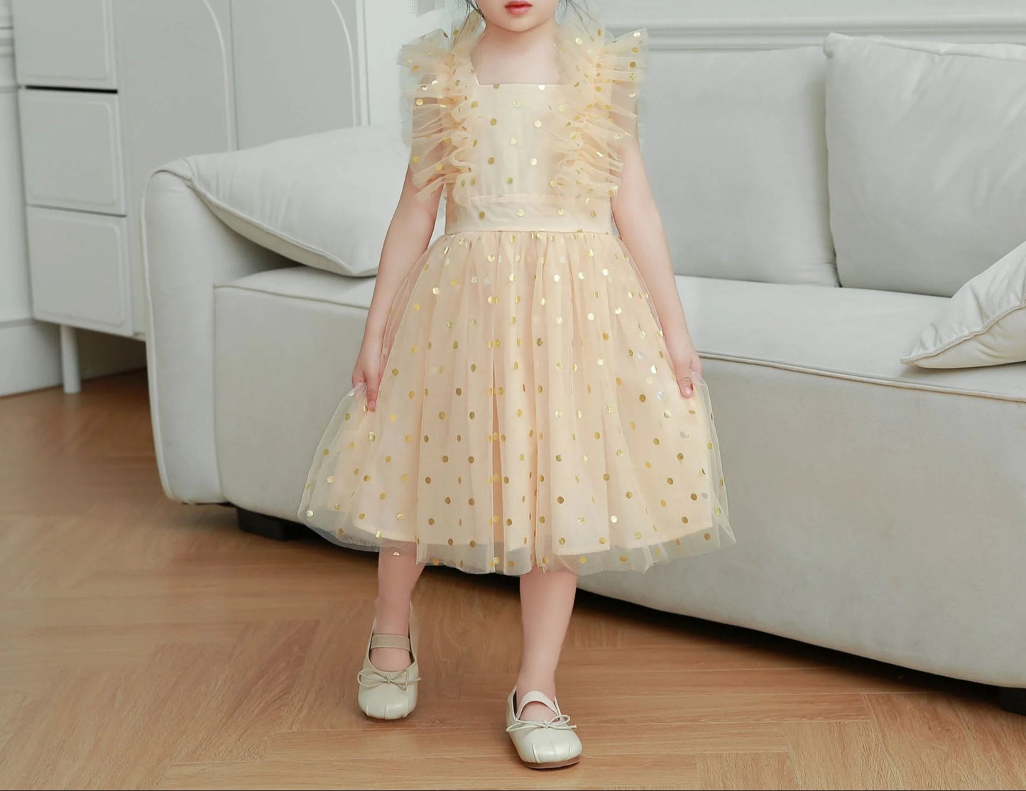 Children's Polka Dot Tulle Dress