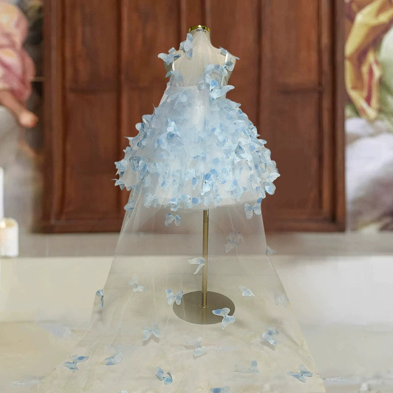 3D Butterfly Children's Party Dress