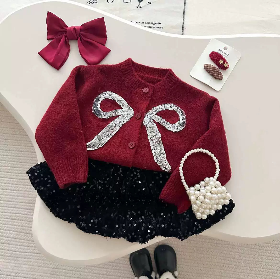 Girls’ Bow & Sparkle Set