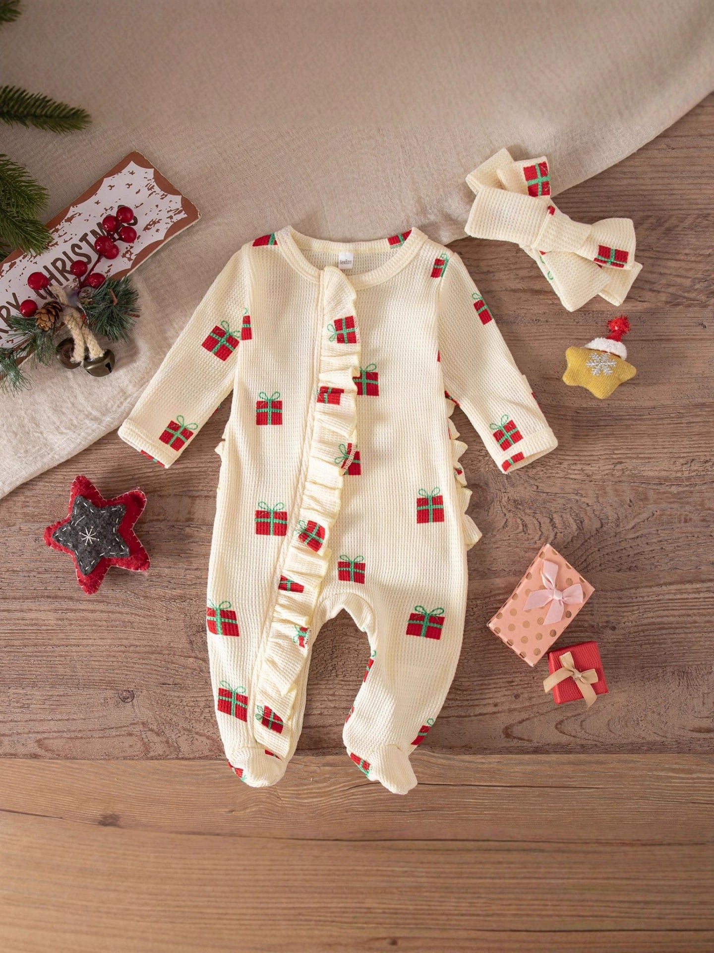 Baby Girls’ Christmas Onesie