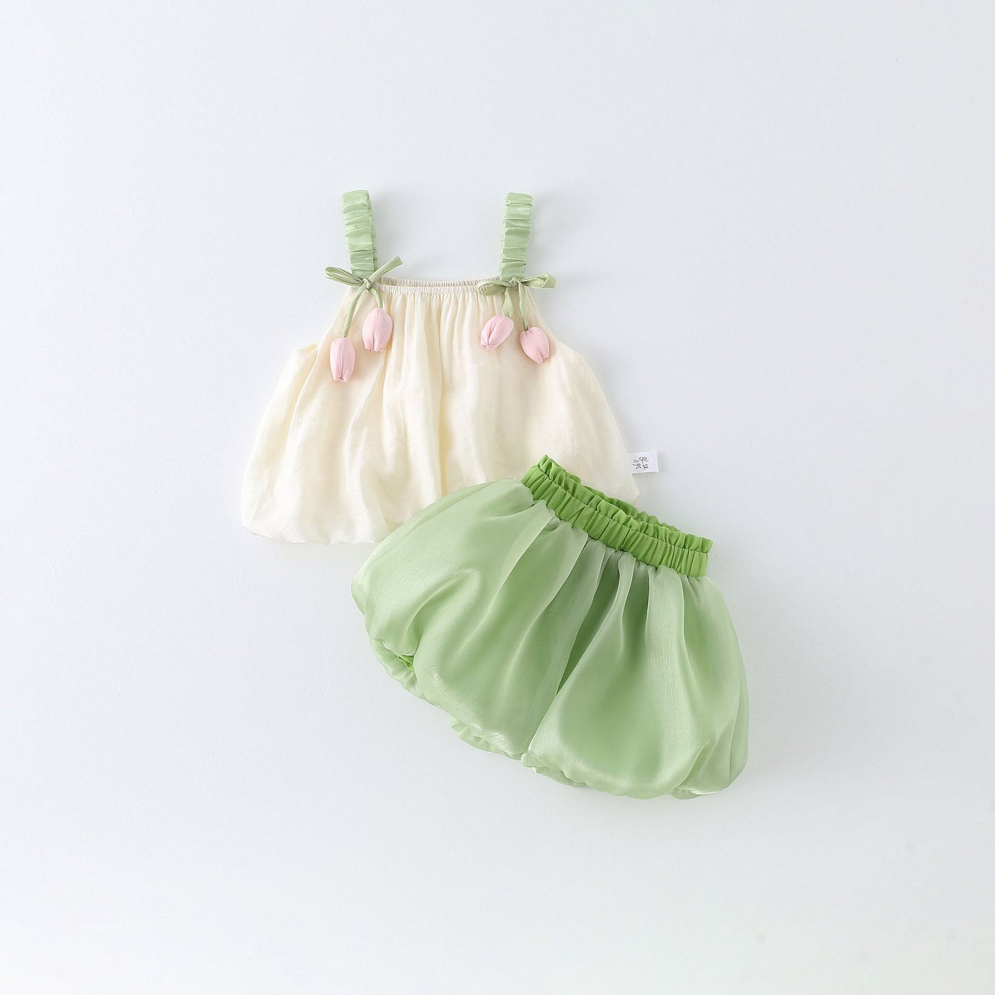 Children's Girls Boutique Set Tulips