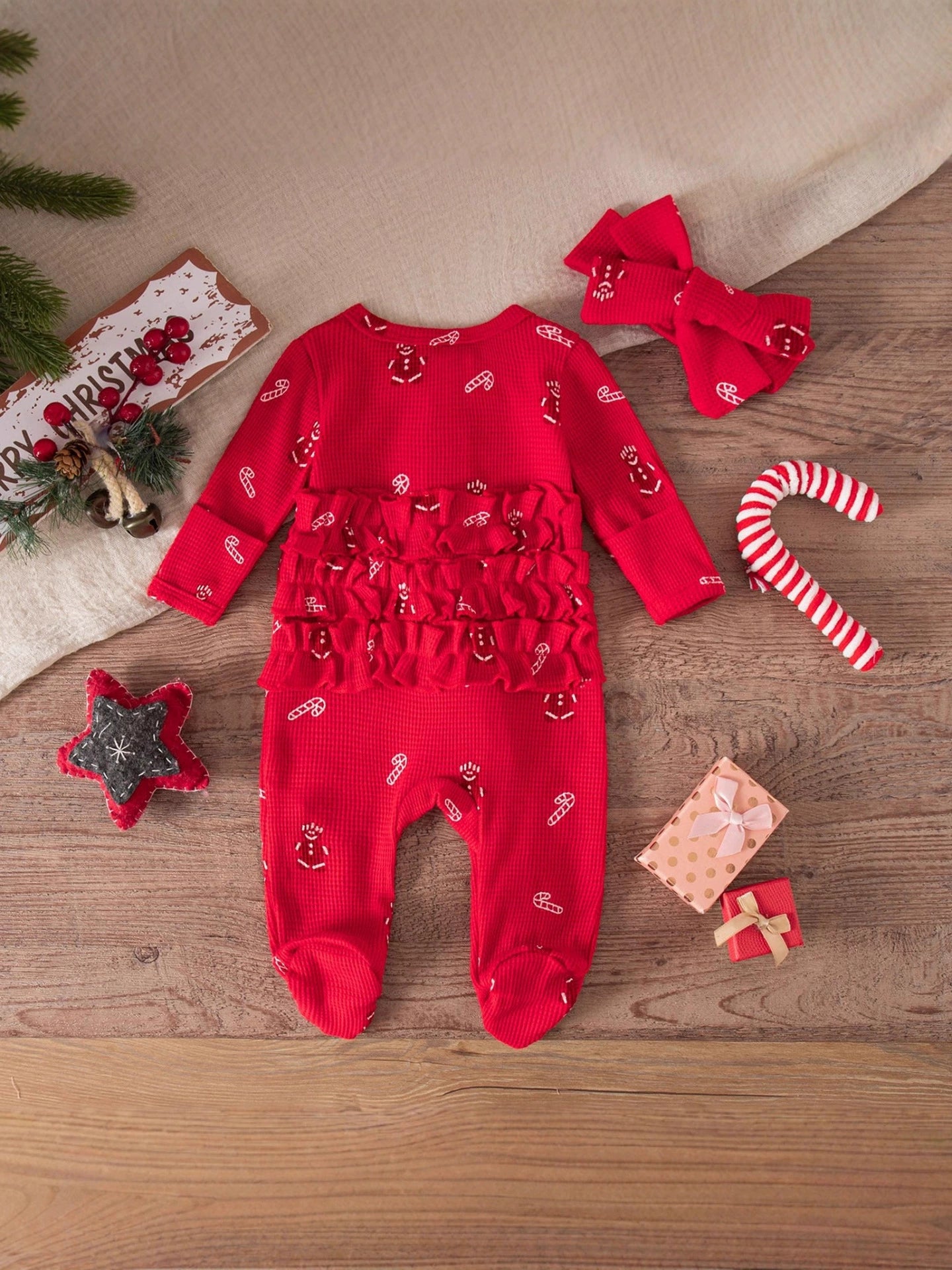 Baby Girls’ Christmas Onesie