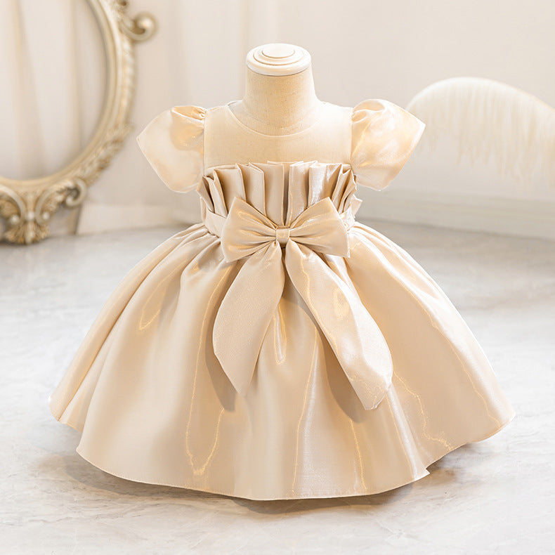 Children's Party Dress with Bow