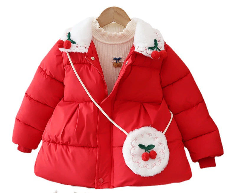 Girls' Cherry Winter Coat