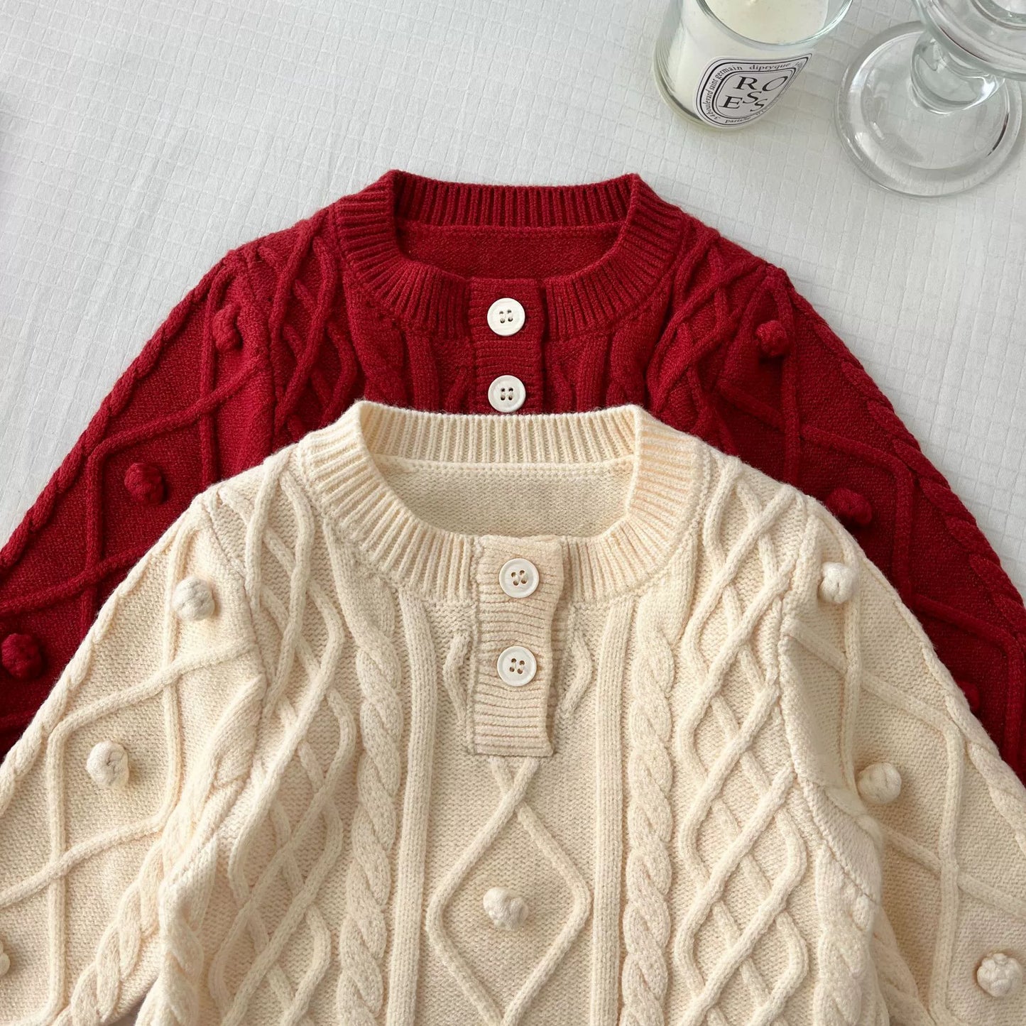 Baby Knit Long-Sleeve Bodysuit