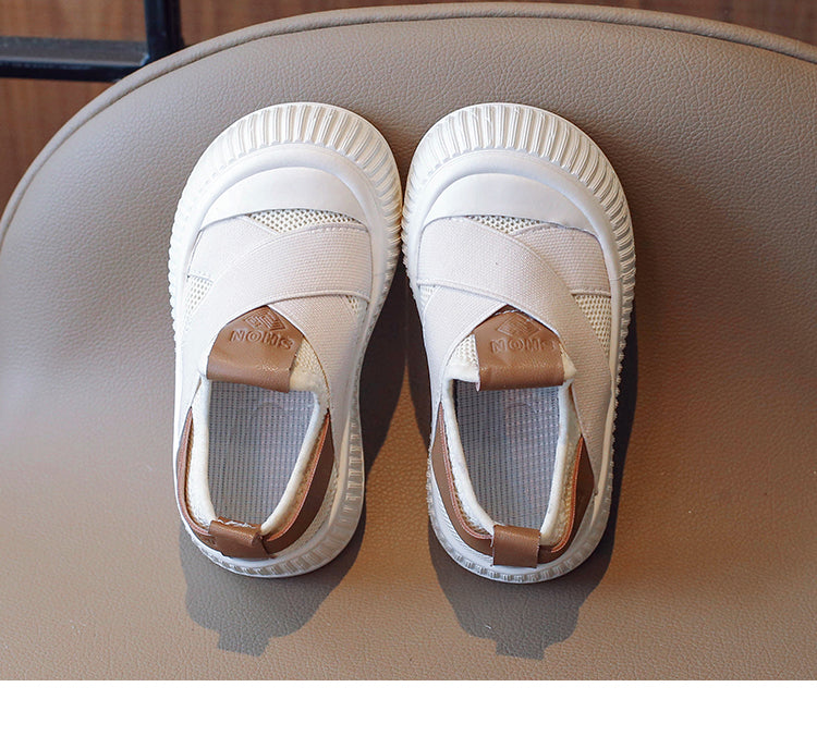 Zapatillas trenzadas de moda para niños
