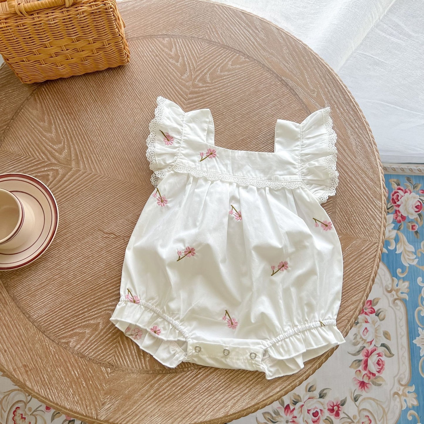 Girls' Flower Bodysuit