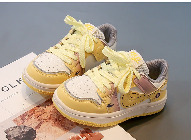 Modern Children's Sneakers with Laces