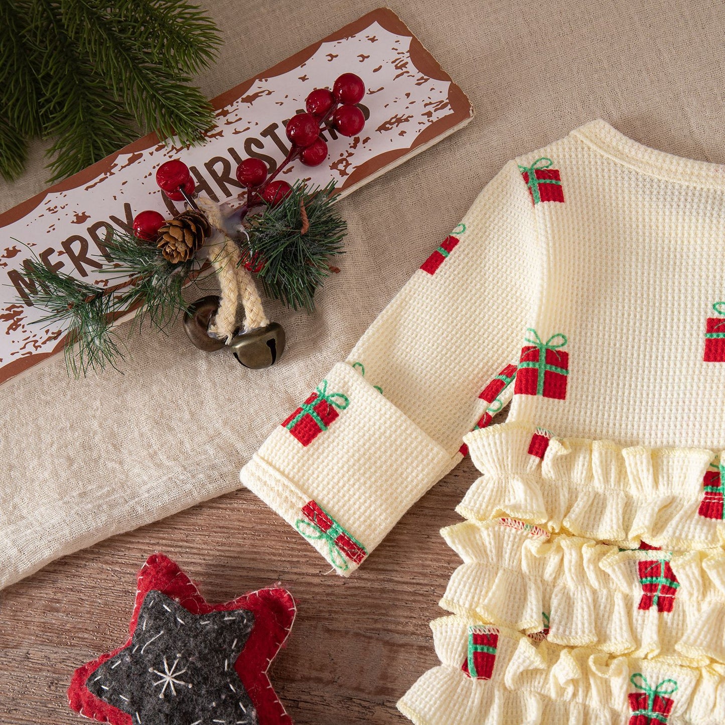 Baby Girls’ Christmas Onesie