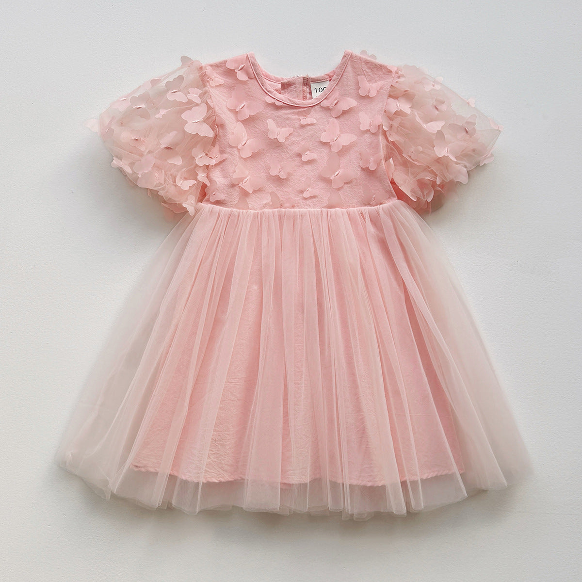 Children's Tulle Dress with Butterflies