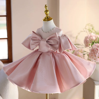 Pink Bow Party Dress