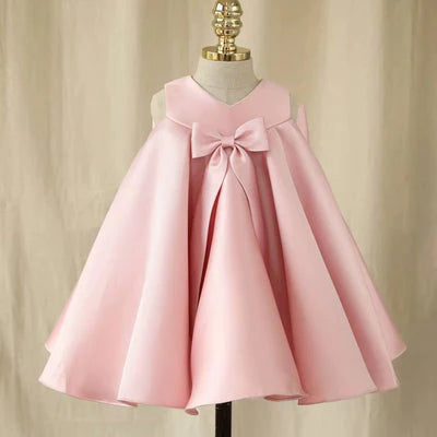 Pink Bow Children's Dress