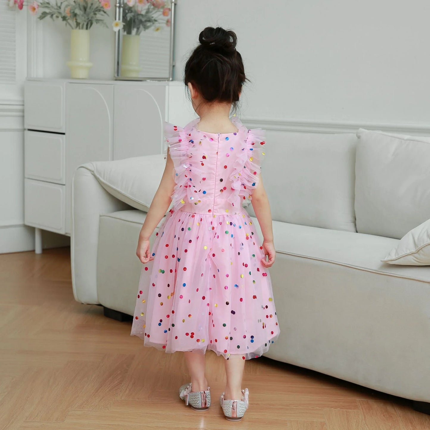 Children's Polka Dot Tulle Dress