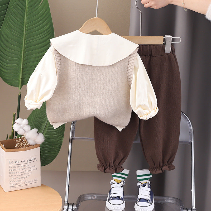 Conjunto Infantil Inverno Ursinho 3 قطع