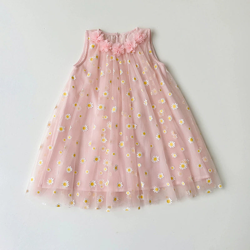 Children's Tulle Daisies Dress
