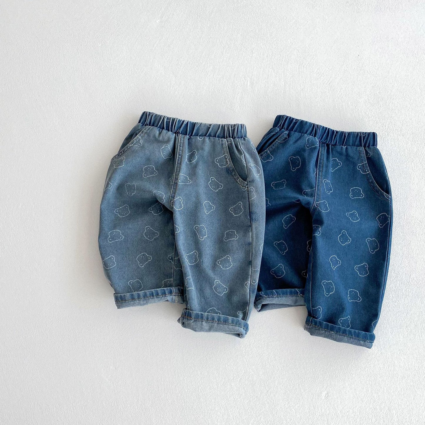 Kids Jeans with Teddy Bears