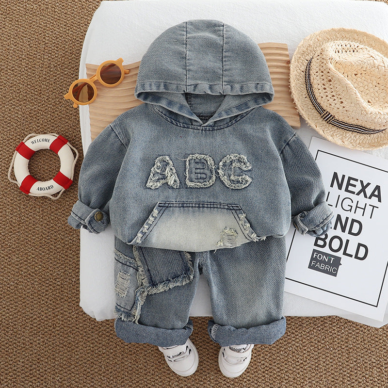 Conjunto de vaqueros para niños ABC