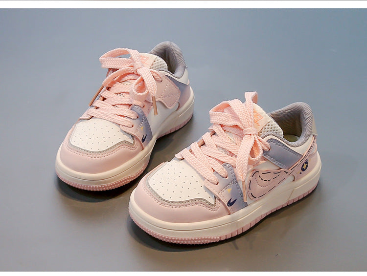 Modern Children's Sneakers with Laces