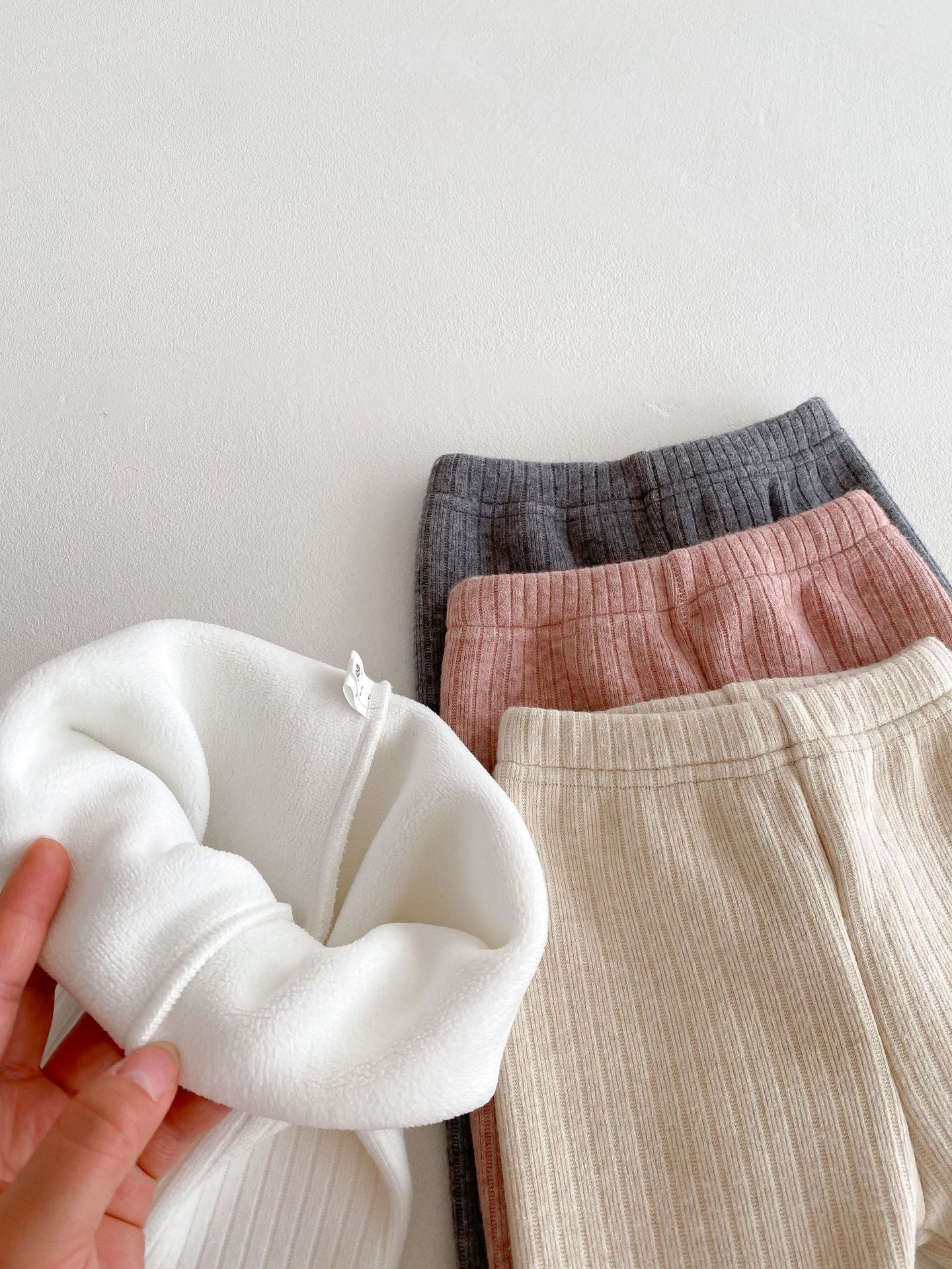 Girls' Lined Pants with Bows
