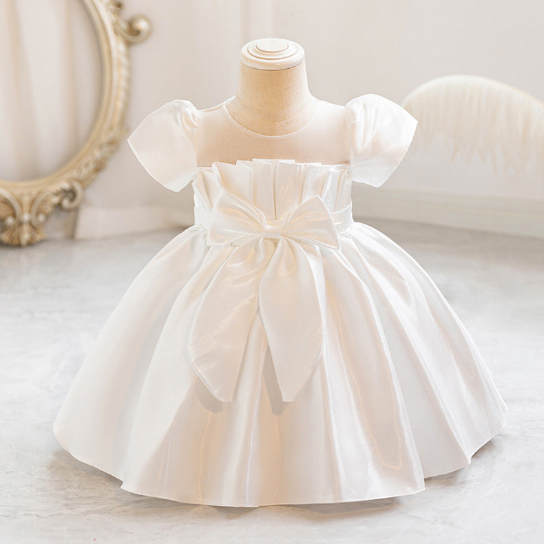 Children's Party Dress with Bow