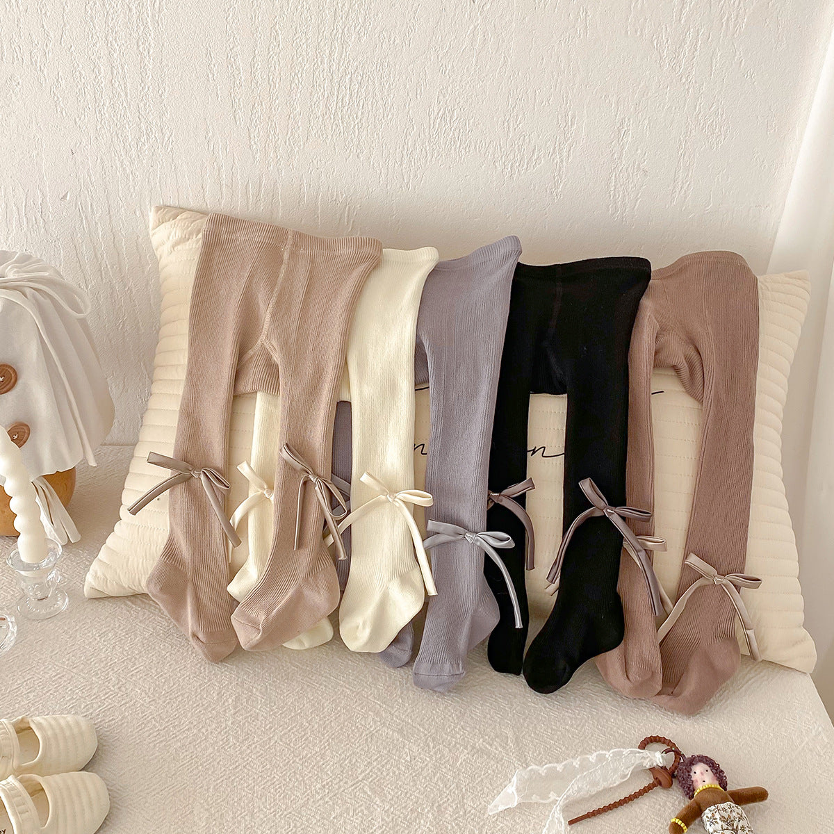 Children's Tights with Bows