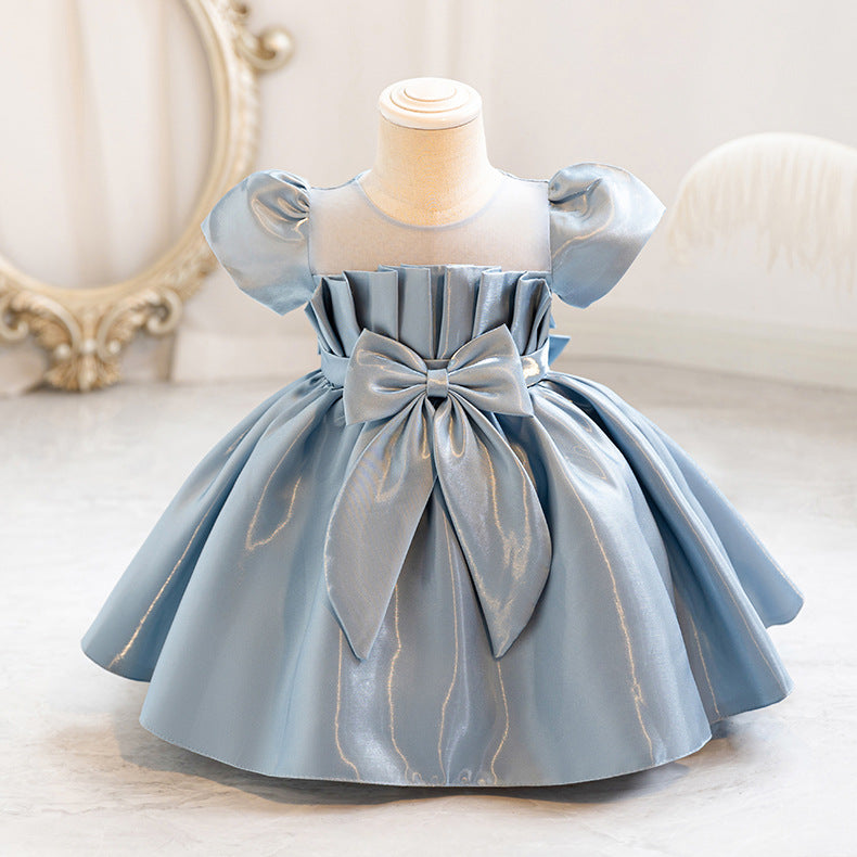 Children's Party Dress with Bow