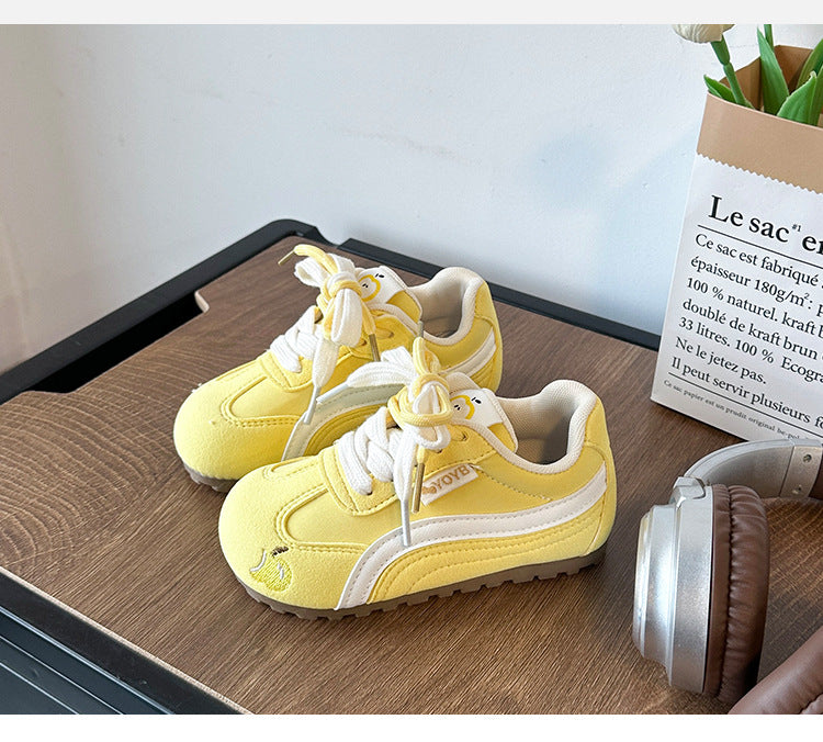 Children's Sneakers with Delicate Embroidery