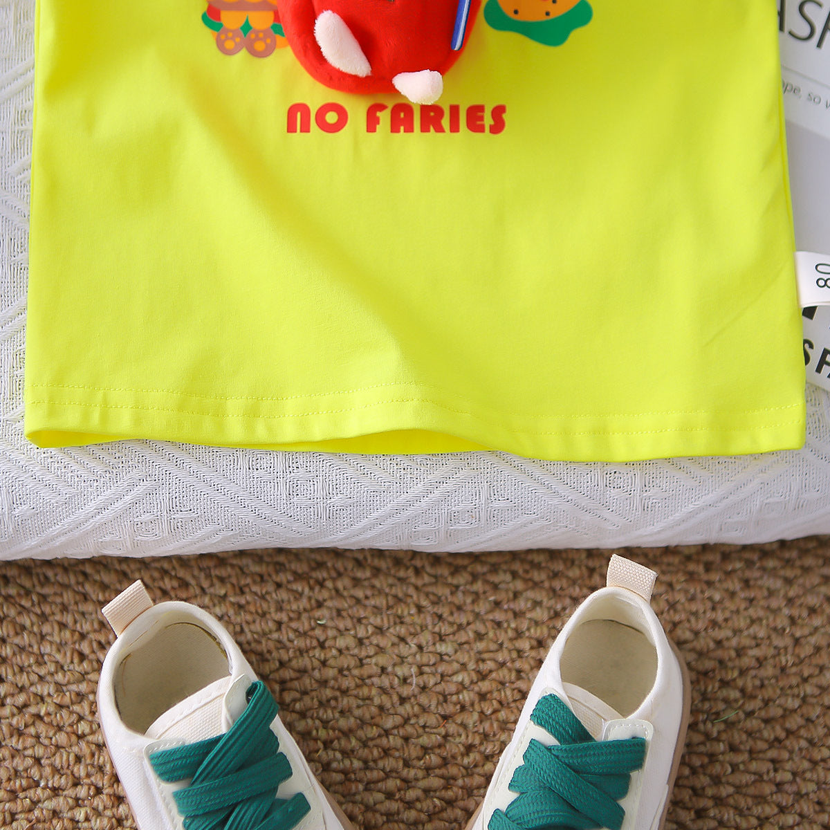 طقم مخطط للأولاد - طبعة البطاطس