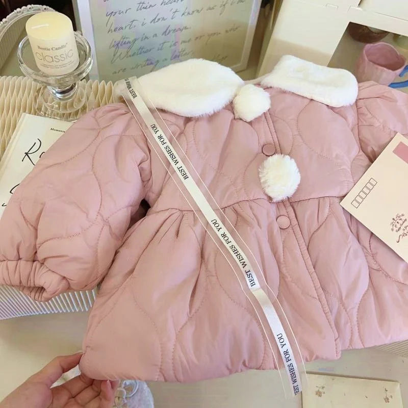 Pink Bunny Girls' Coat
