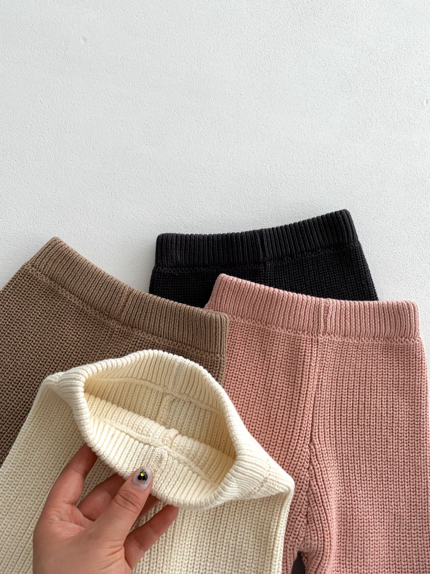 Children's Knit Wide-Leg Pants