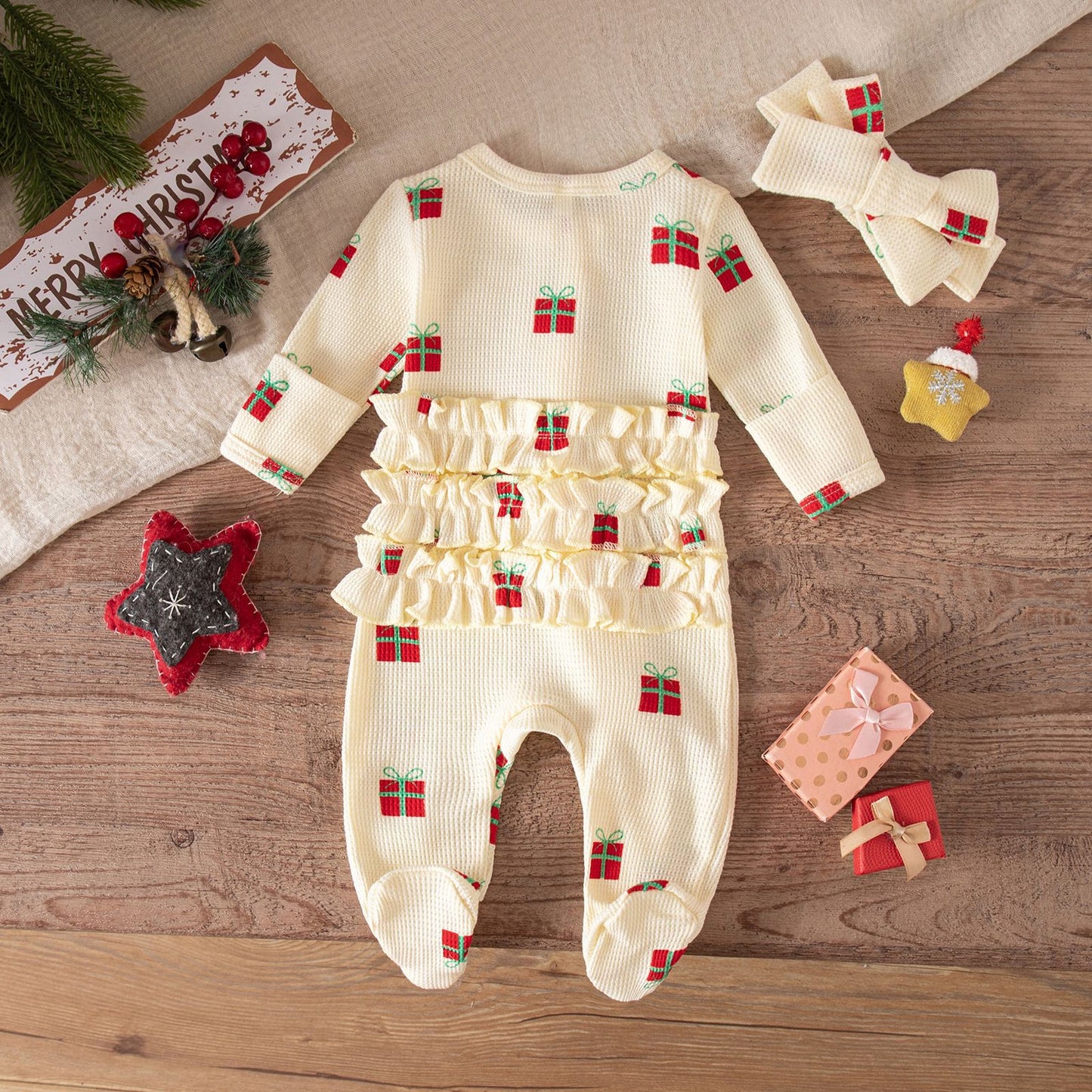 Baby Girls’ Christmas Onesie