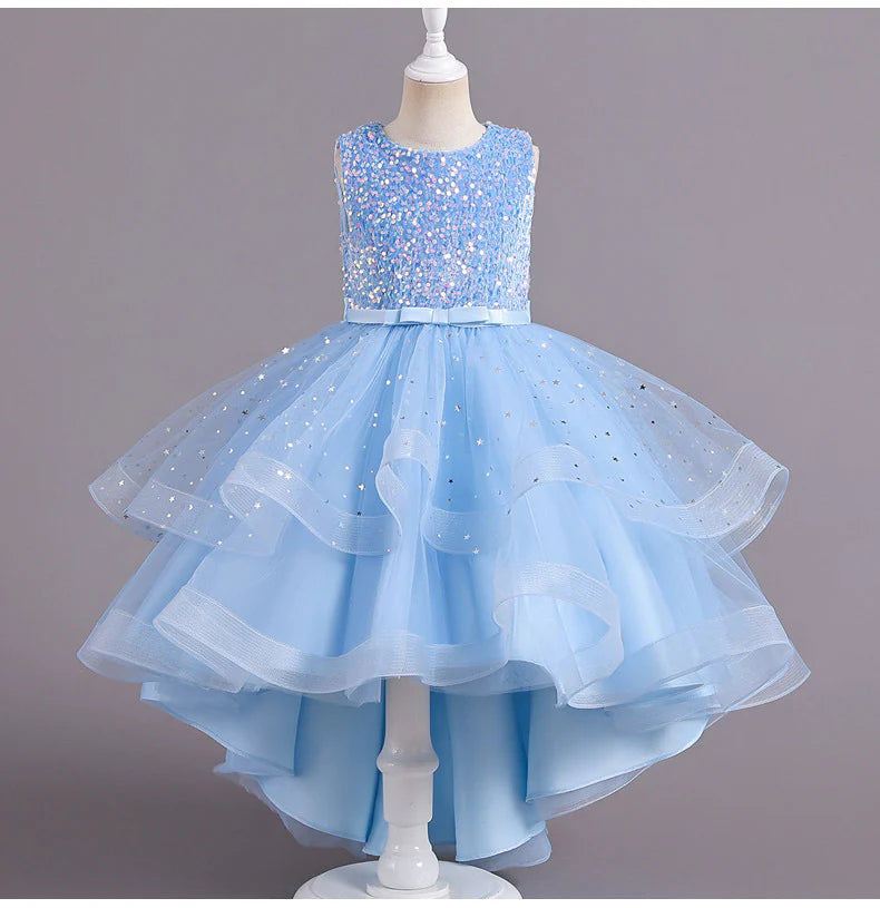 Shiny Layered Children's Dress