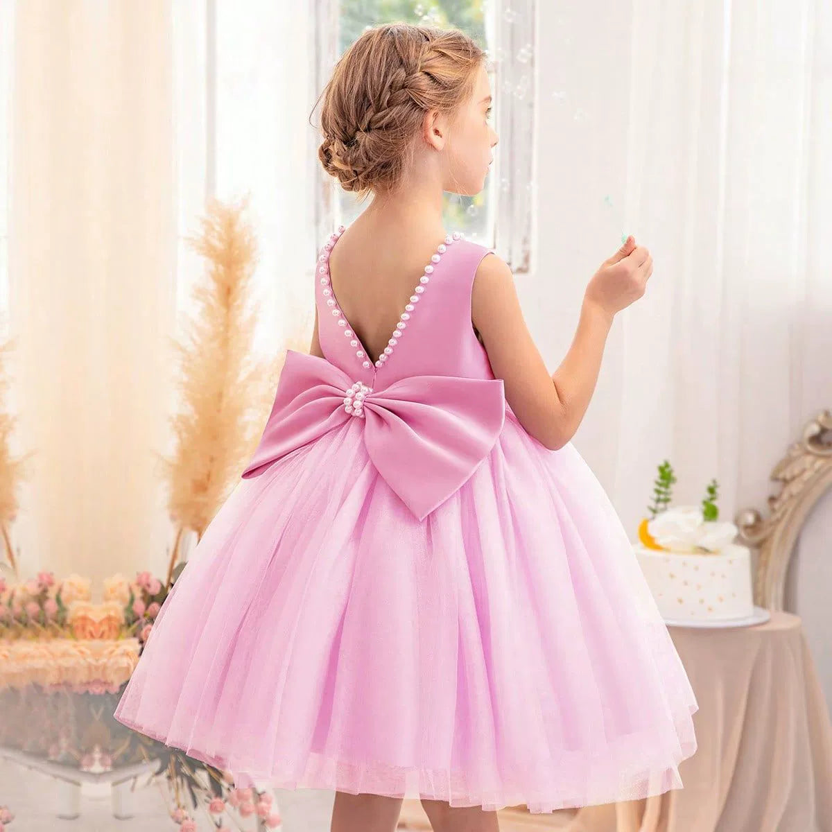 Girls’ Pearl Party Dress