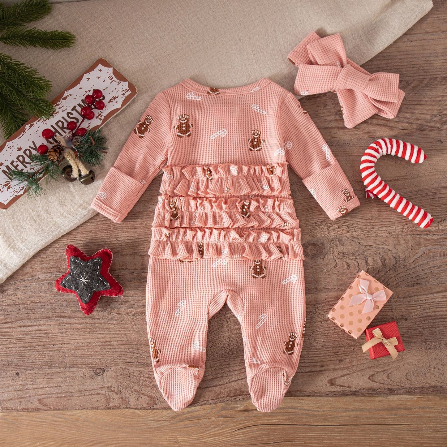 Baby Girls’ Christmas Onesie