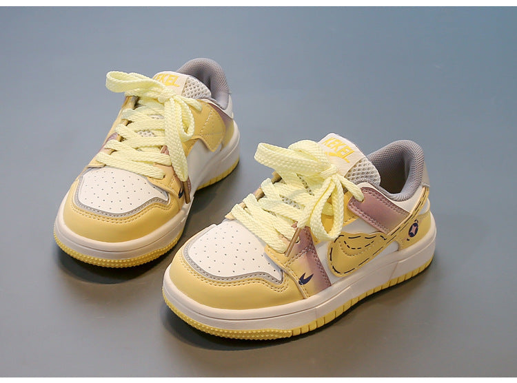 Modern Children's Sneakers with Laces