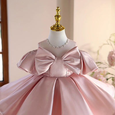 Pink Bow Party Dress