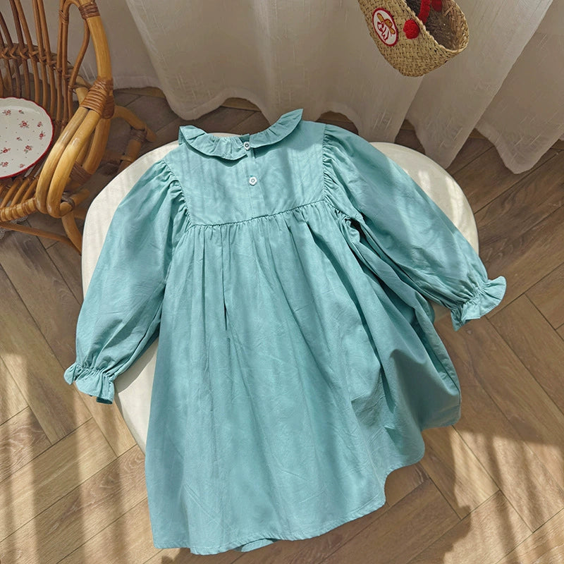 Children's Dress with Fruit Bow
