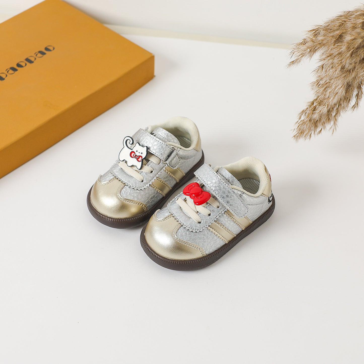 Children's Velcro Kitten Sneakers