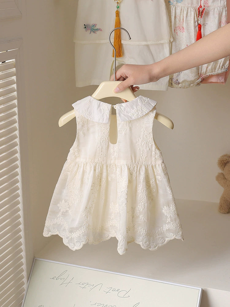 Children's Summer Dress with Cherry Print