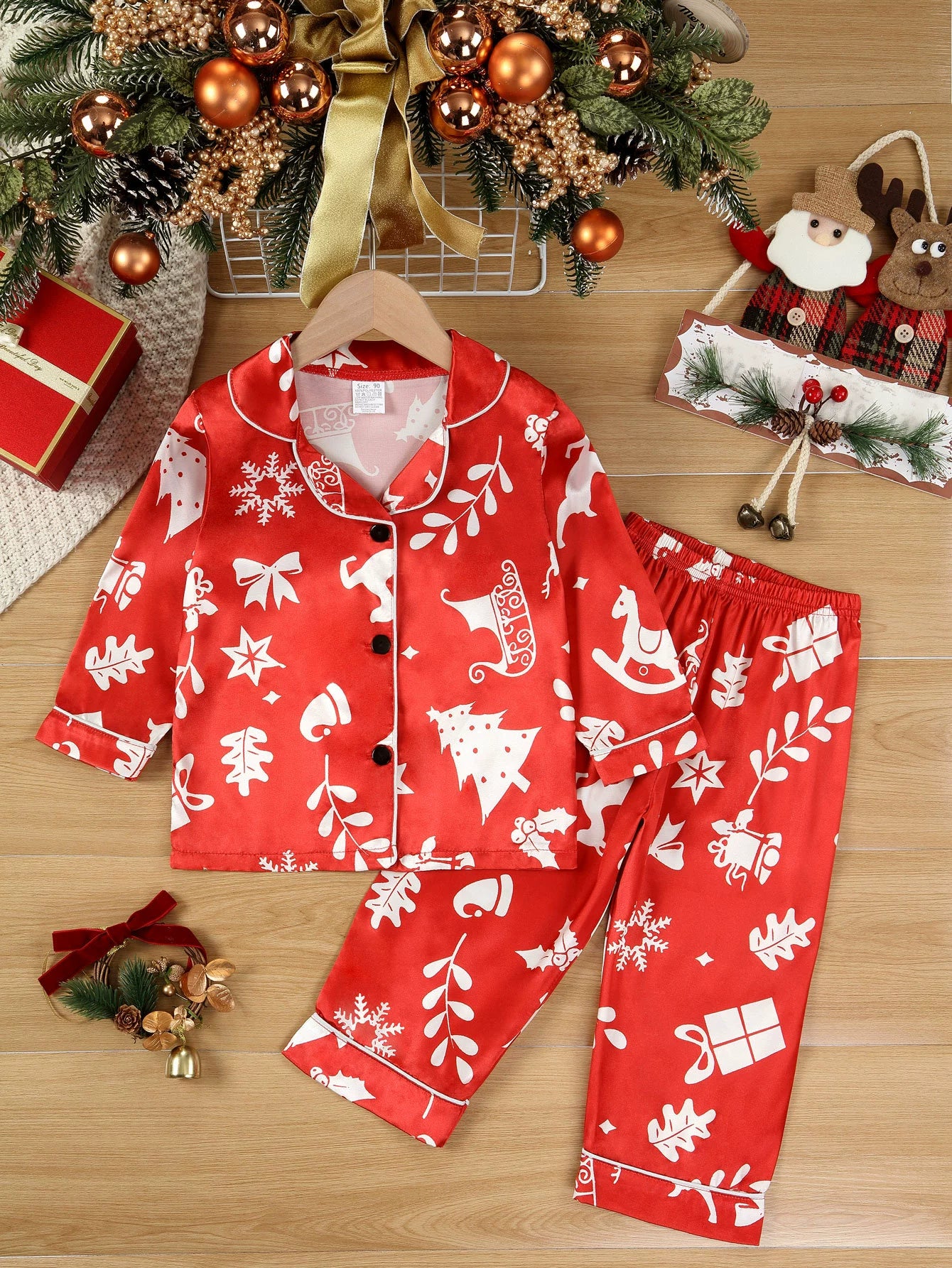 Santa’s Little Kids Pajamas