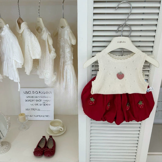 Children's Set for Girls Strawberry Shortcake