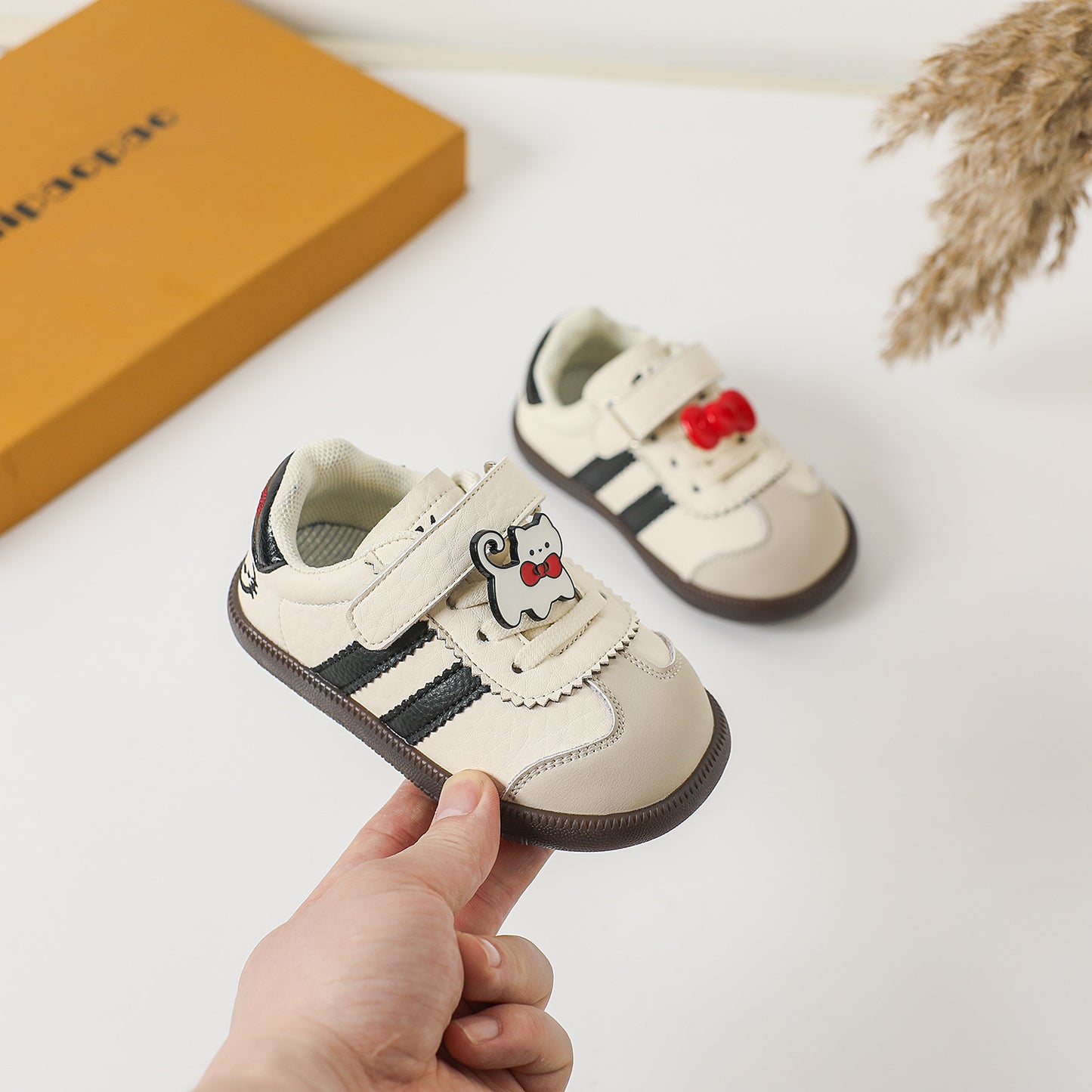 Children's Velcro Kitten Sneakers