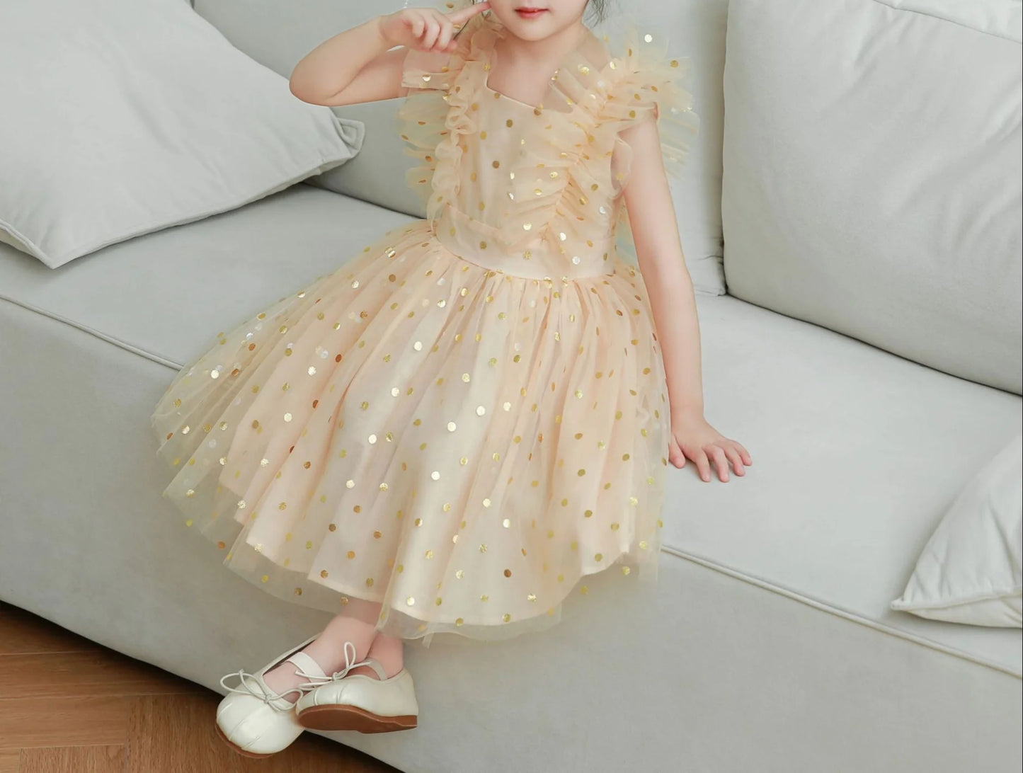 Children's Polka Dot Tulle Dress