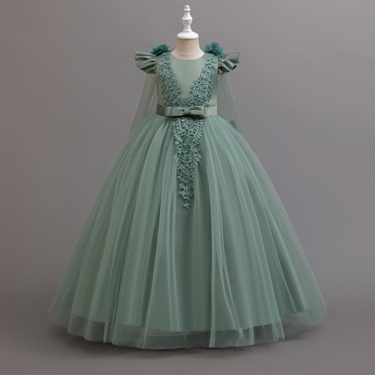 Long Lace Party Dress