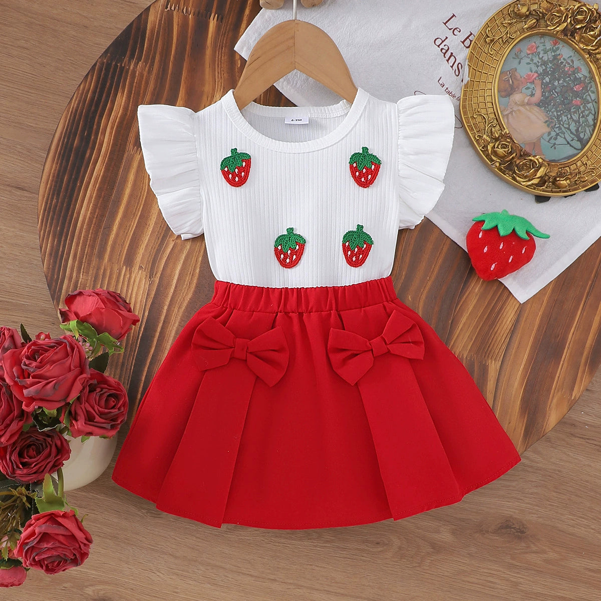 Children's Set for Girls Strawberry Shortcake