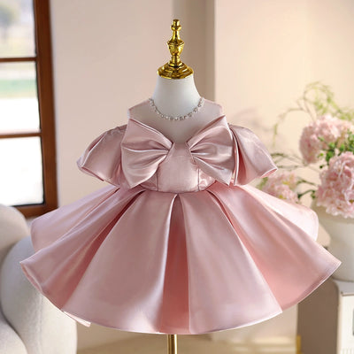Pink Bow Party Dress
