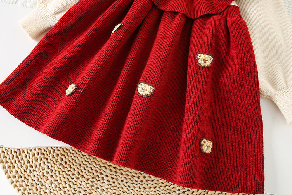 Teddy Bear Knit Dress